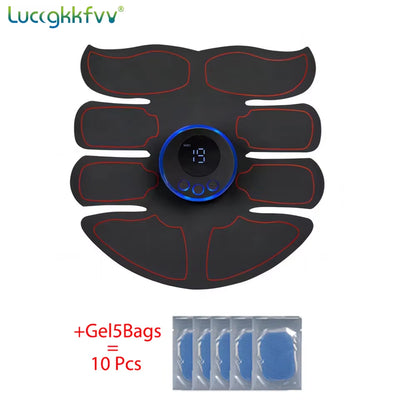 Electric EMS Muscle Stimulator Rechargeablewhole Body Massage Therapy Pain Relief Meridians Tool Adhesive Replacement Gel