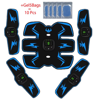 Electric EMS Muscle Stimulator Rechargeablewhole Body Massage Therapy Pain Relief Meridians Tool Adhesive Replacement Gel