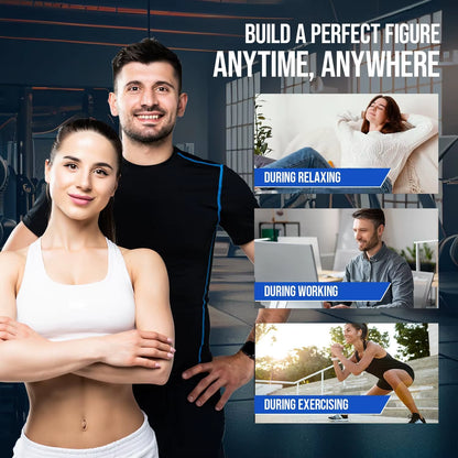 Electric EMS Muscle Stimulator Rechargeablewhole Body Massage Therapy Pain Relief Meridians Tool Adhesive Replacement Gel